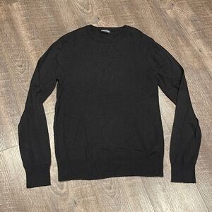 American apparel black crewneck sweater